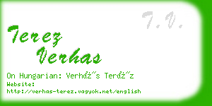 terez verhas business card